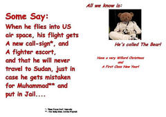 Willard the Bear Christmas Card 2009 (Back)